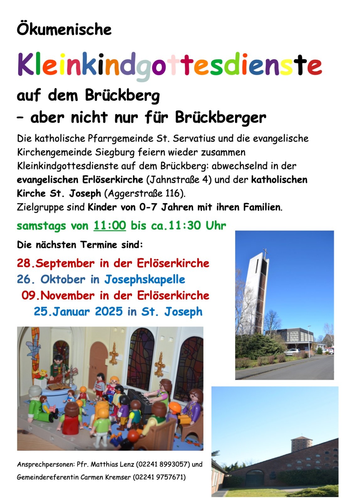 ‎Flyer Kleinkindgottesdienste 2024.2.‎1 (c) Carmen Kremser