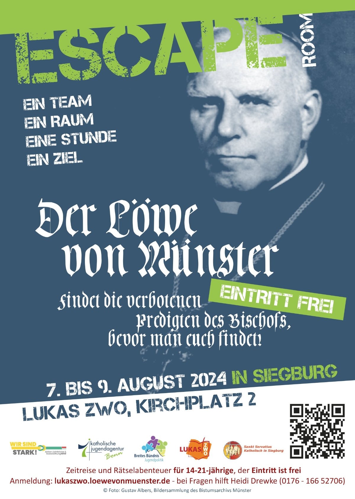 Löwe von Münster Plakat Siegburg 2024 update-1 (c) KJA Bonn - Lukas Zwo