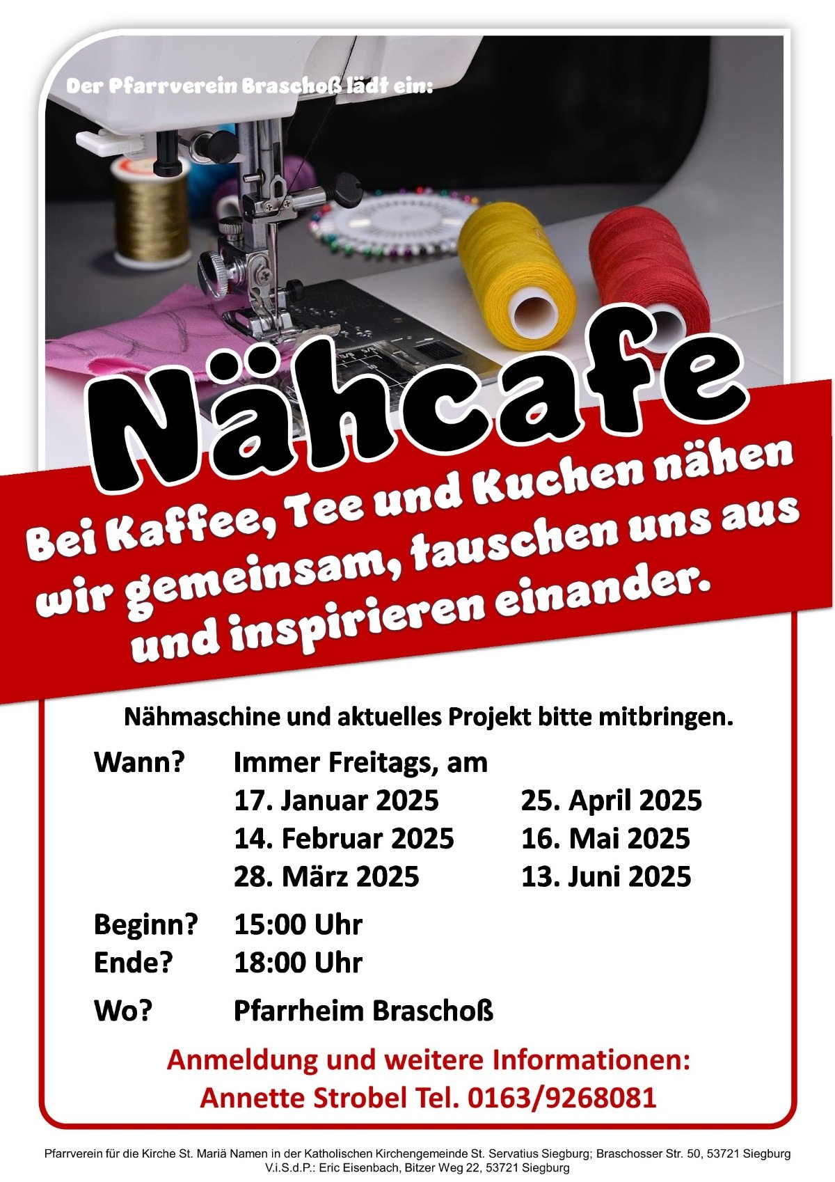 2025-01 bis 2025-06 Nähcafé V1-1 (c) Pfarrverein Braschoß