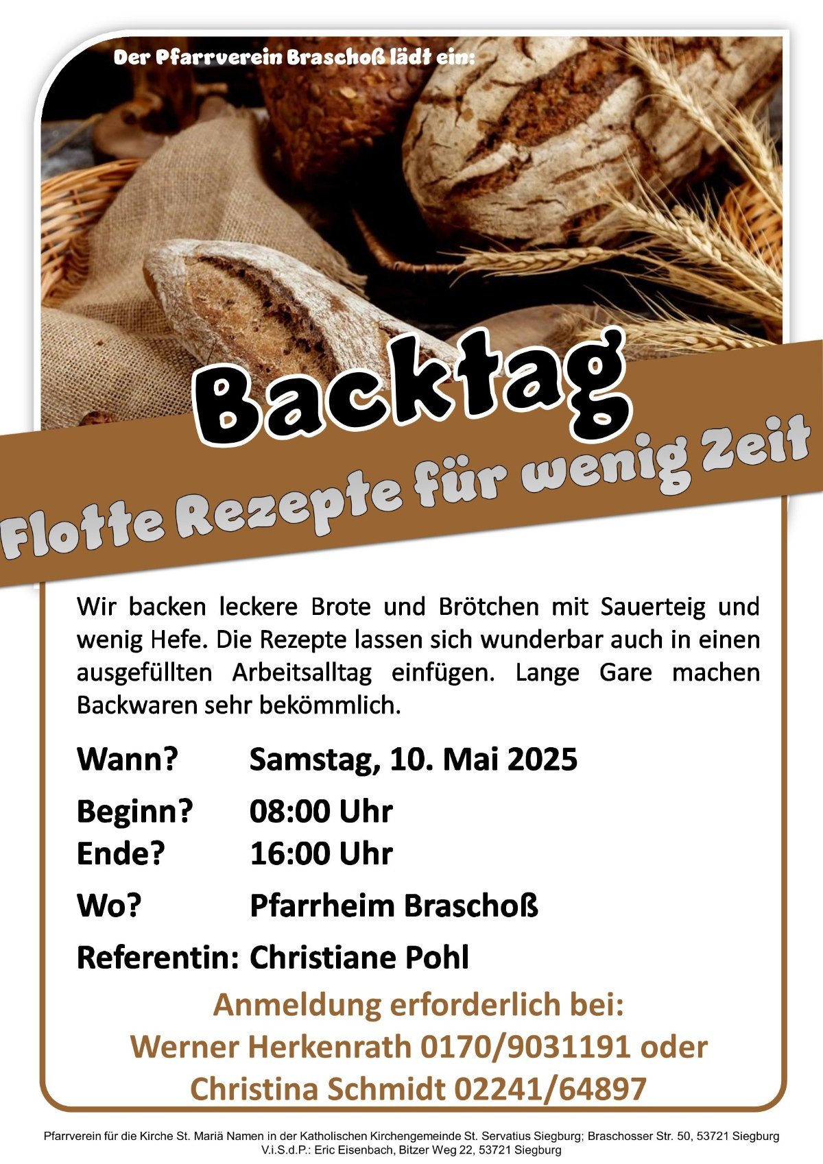 2025-05-10 Backkurs Flotte Rezepte für wenig Zeit V1-1 (c) Pfarrverein Braschoß